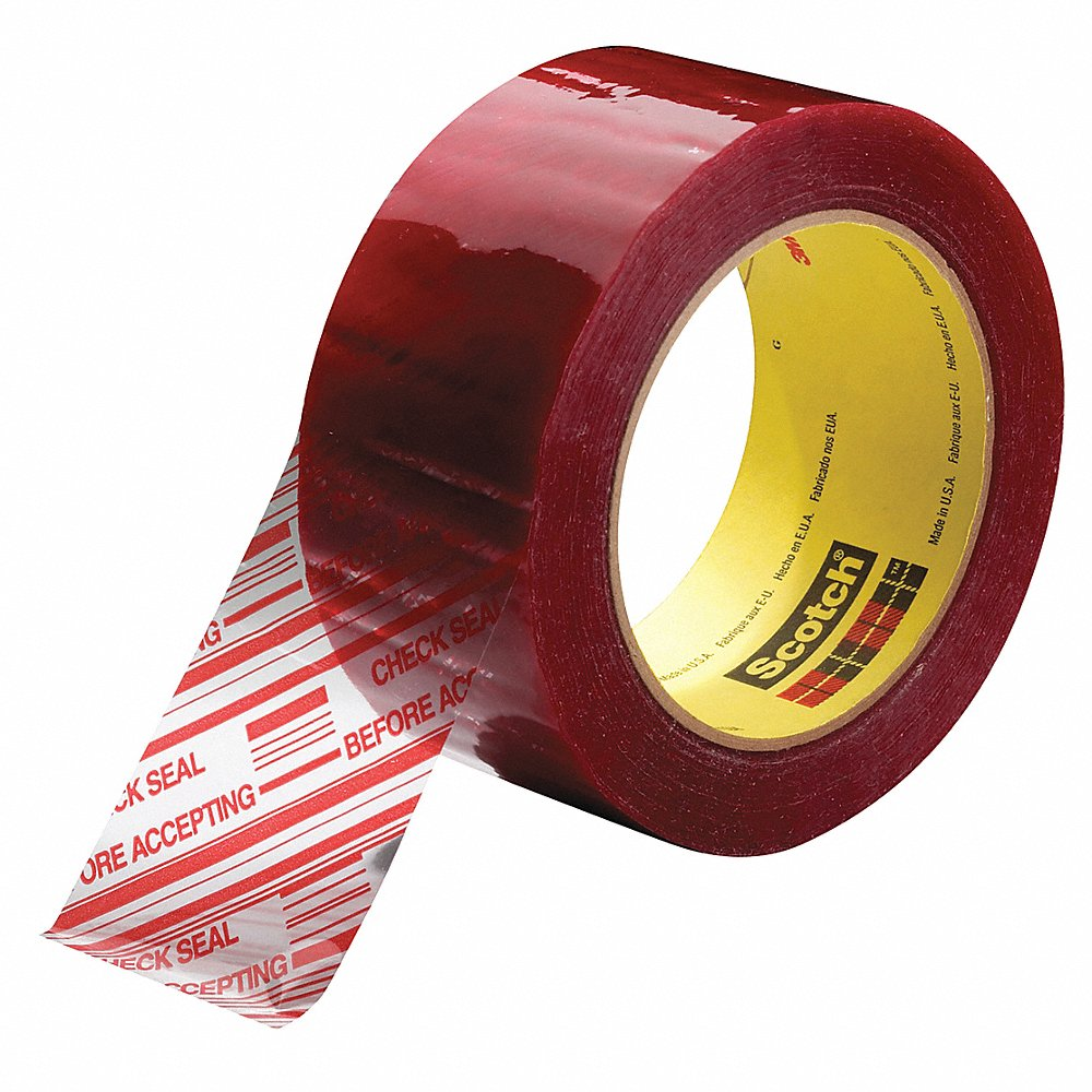 SCOTCH  3779 Kartonklebeband, Rot auf Transparent, 48 mm x 100 m