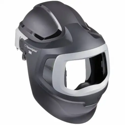 SPEEDGLAS  7000128221 70071621562 / 55810 / 27-0099-35SW Schweißhelm, passiv, ohne Lichtbogensensoren, schwarz/grau/silber, W8 bis W12, 8 Zoll x 4.25 Zoll