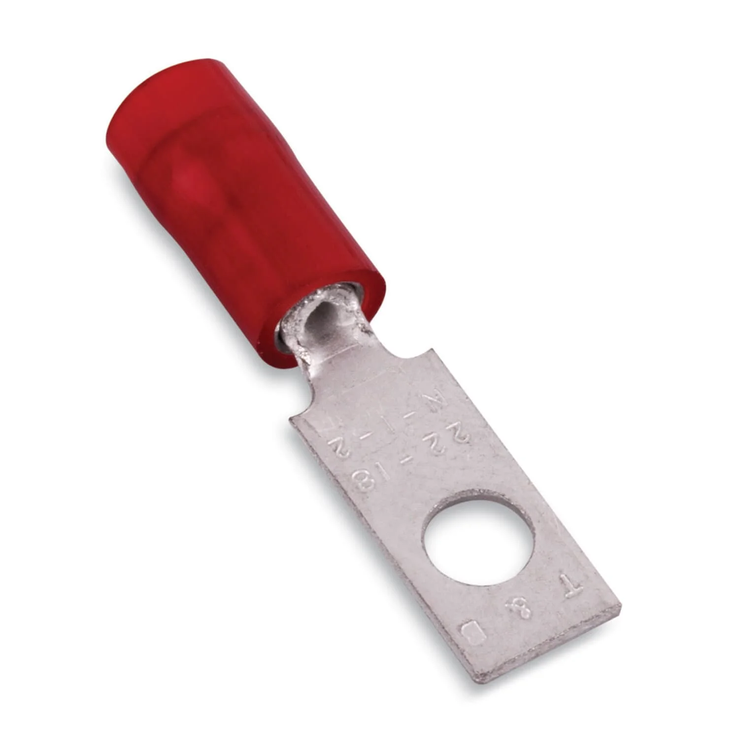 STA-KON RA484 Nylon-isolierter rechteckiger Ringkabelschuh, Drahtgröße 22–18 AWG